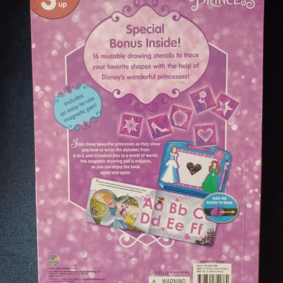 NEW Disney Princess Learn to Write Learning Series - Picture 4 of 4